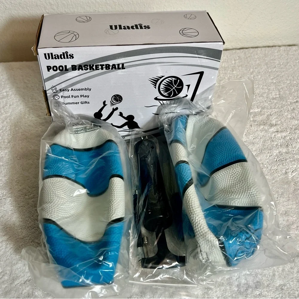 Kids Swim Pool Basketball Set of two, doesn’t include de hoop ( just two balls)